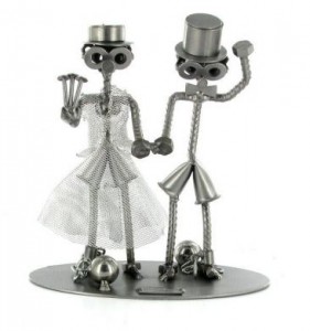 Nut and Bolt Wedding Ball & chain