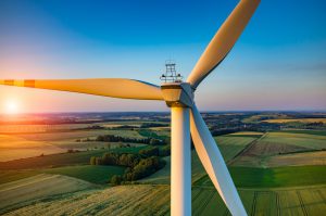 Wind Turbine sunset