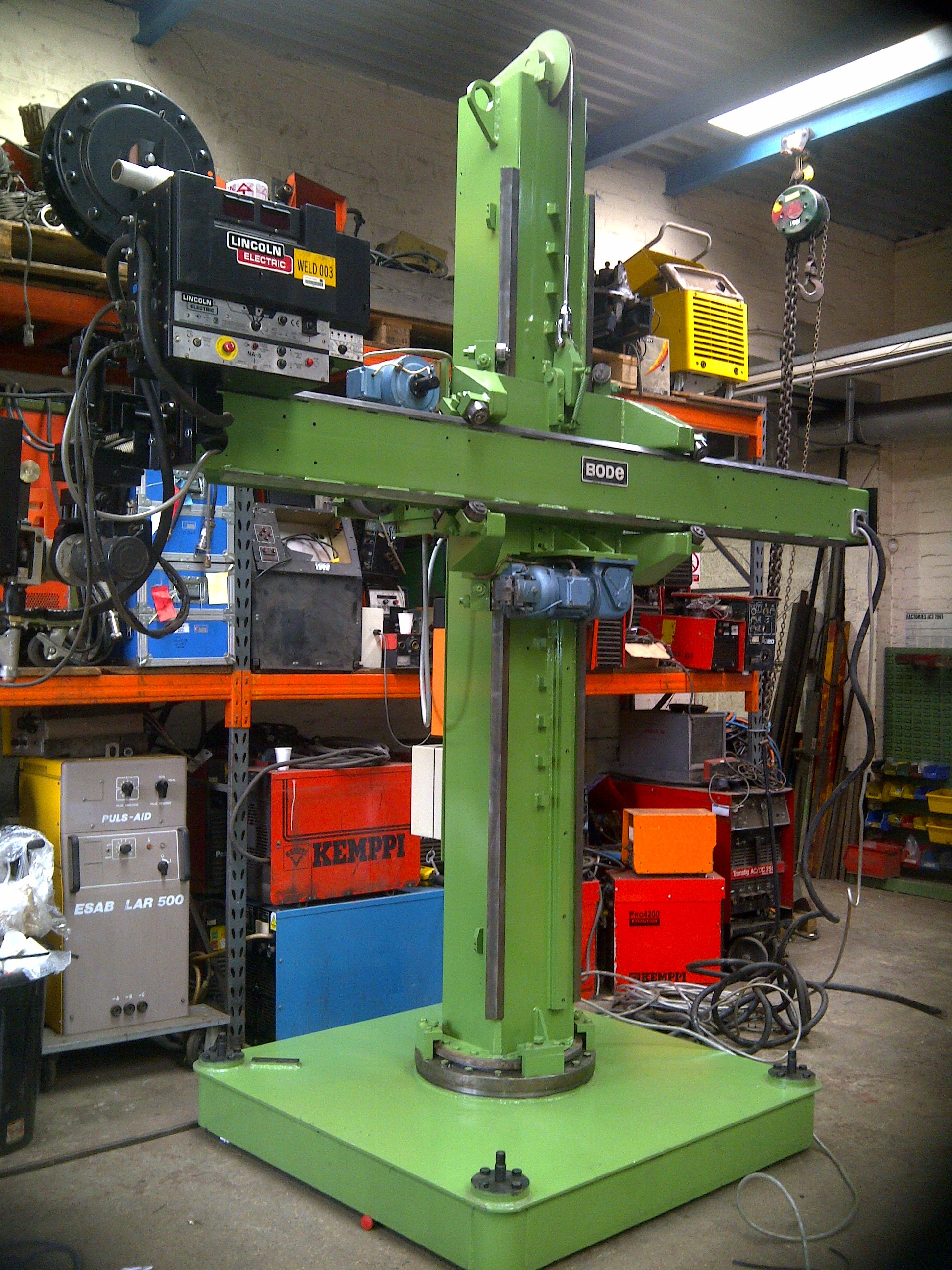 Hire or Rent Used Welding Equipment and Positioning Machinery from