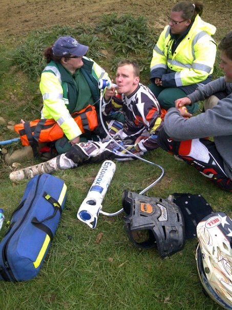 Westermans welding equipment motox team sponsorship - injured