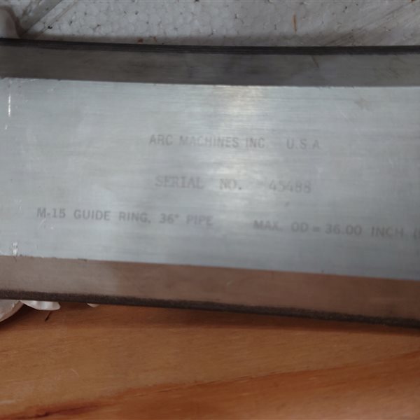AMI M15 Orbital Welding Guide Rings, Various Sizes - New and Used