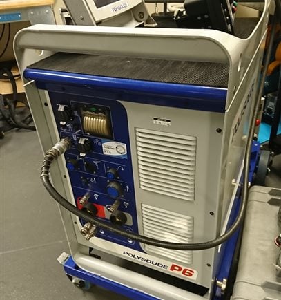 Polysoude P6 Orbital welder with TS 8/75 Tubesheet Weld Head