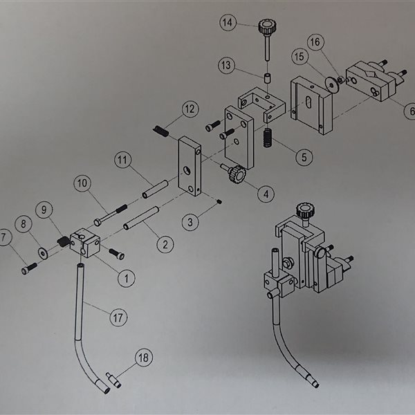 ProArc WGP-3 Wire feed Guide Positioner for 0.8mm - 1.6mm