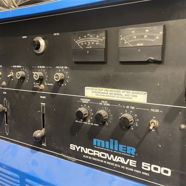 Miller Syncrowave 500 AC/DC TIG welding machine