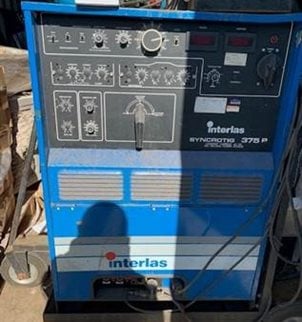 Miller Interlas Syncrotig 375p AC/DC TIG welder water cooled