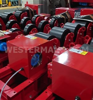20,000kg Welding Rotators powered and idler unit, WestWorld