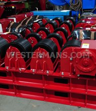 WestWorld LC30 30,000kg Welding Rotators powered and idler unit