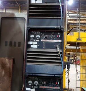 Lincoln DC 1000/600/655 welder with NA5 controls and wire drive 