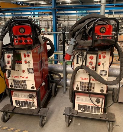 Fronius TIME TWIN MIG welders, water cooled with remote