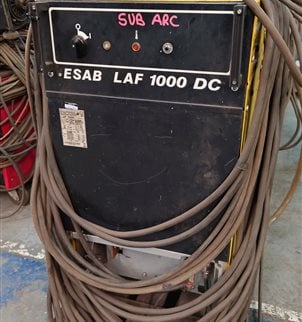 ESAB LAF DC 1000 amp welding power source 