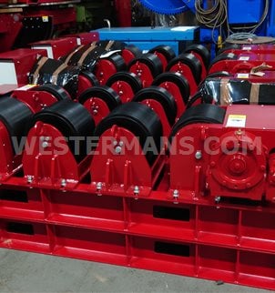 10,000kg Welding Rotators powered and idler unit, WestWorld