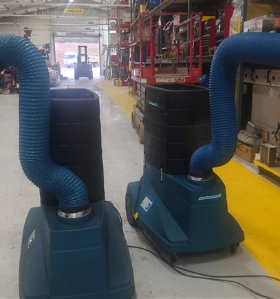 Nederman Filtercart Mobile Fume Extraction 2m arms - Used