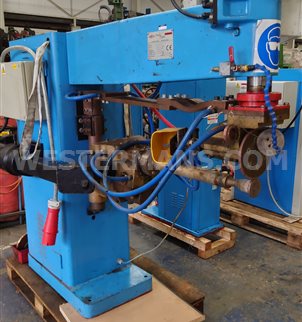 Sciaky Circumferential resistance seam welder last used for ducting 
