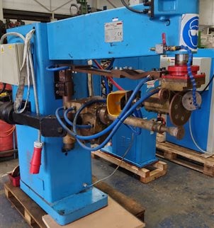 Seam Welder Sciaky Circumferential Resistance used for Chimney flue