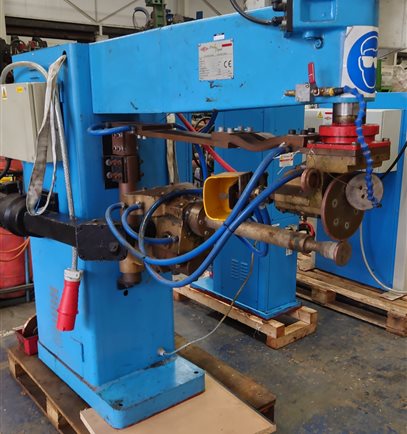 Seam Welder Sciaky Circumferential Resistance used for Chimney flue