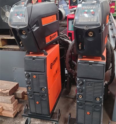 Kemppi Fastmig 420 Synergic Water Cooled MIG & MXF 67 Wire Feed