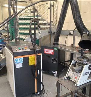 Fiber Laser Welder 1.5kw, Double Wobble Head with Feed 220V 
