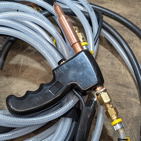 PW PG3W  Water Cooled Poke Welding Hand Tool with Cable and Hose.