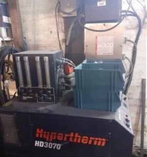 Hypertherm HD3070 HyDefinition at present fitted to a Esprit table