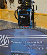 Miller XMT 304 MIG welder with heavy-duty s74d feed unit
