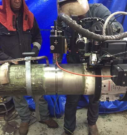 Orbital Fronius MPS4000 with Pipeliner 609 Orbital Welder