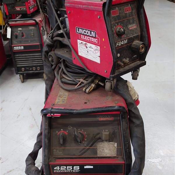 Lincoln 425S Powertec MIG Welder with Option on Feed unit