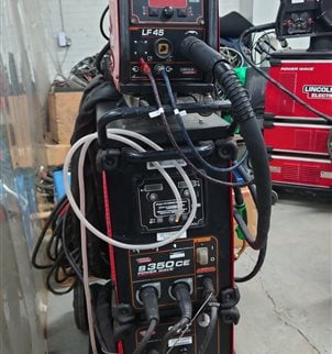 Lincoln S350 Powerwave MIG welder with STT Module