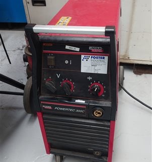 Lincoln 300c Powertec MIG Welder With faults 380GBP