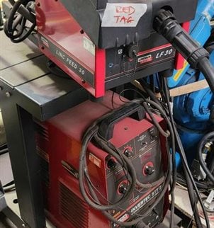 Lincoln STT II MIG welder with LF30 Feeder UNIT