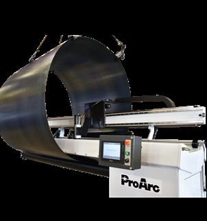 ProArc LS-42 Longitudinal Seamer, 4,200mm - max welding length 4,332mm