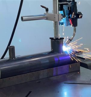 ProArc PW-25 Pipe and Saddle Welder - Join Pipes at a Vertical Angle