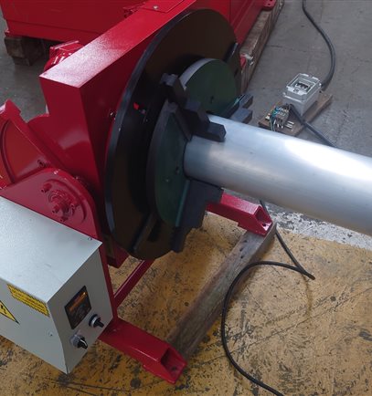 300kg Positioner 200mm Centre Thru Hole, New West