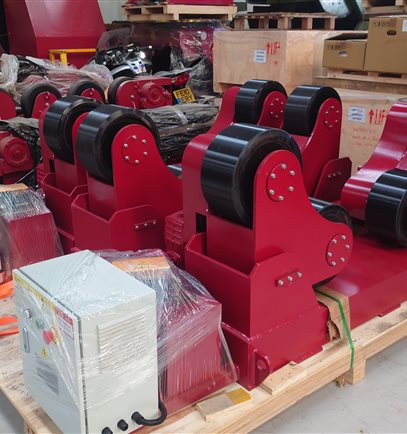 20 Ton Self-Aligning Tank Rotators, New West great price 