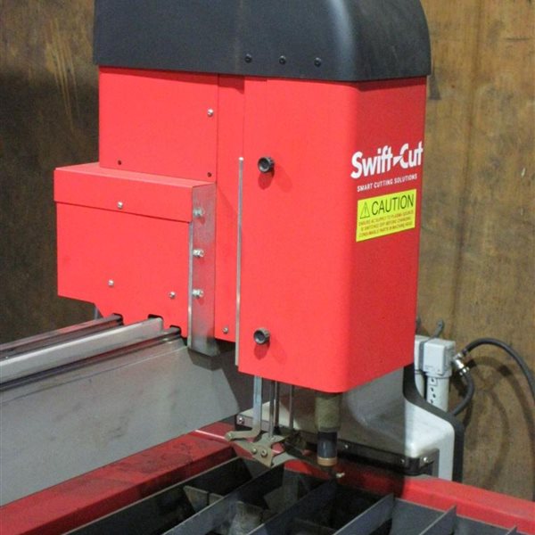 SWIFT-CUT PRO 3000 CNC with Hypertherm 45 Plasma could be ungraded