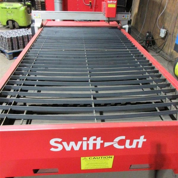 SWIFT-CUT PRO 3000 CNC with Hypertherm 45 Plasma could be ungraded