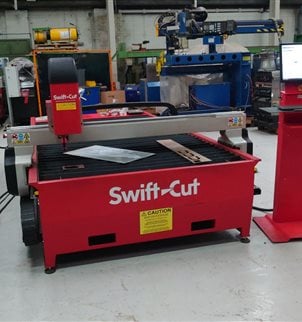 Swift-Cut PRO 3000 CNC Plasma cutter with Typhoon Extraction system 