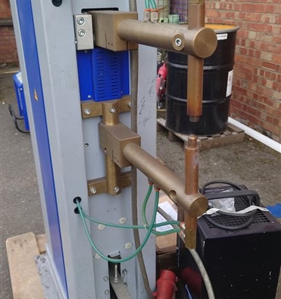 PEI PB 116 15 KVA Spot Welder, Water Cooled