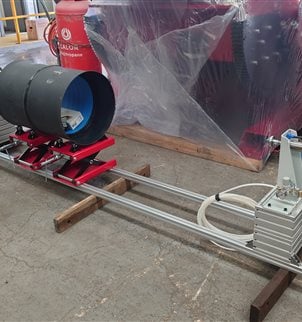 Proarc L Type Lathe Bed for Plastic Welding of 600mm+  Pipes