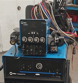  Miller S74D  Dual Wire Feed Unit for MIG welding