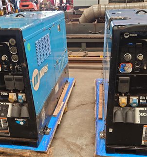 Miller 700x Duo Pro diesel welder generator