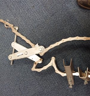Pipe chain clamps various sizes