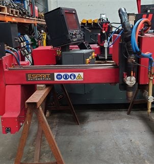 Esprit Cobra 1500 CNC Plasma Table with Hypertherm XPR300