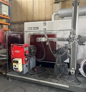 Fronius Auto MIG Welding Cell Alu 2700 Lathe bed 