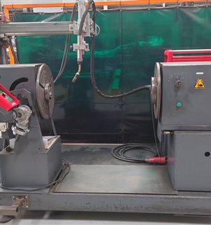 Fronius Auto MIG Welding Cell Alu 2700 Lathe bed 