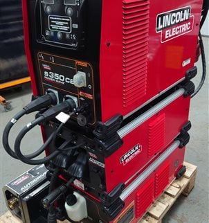 Lincoln Power Wave S350 AutoDrive SA Multi Process Welder