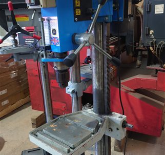 Meddings LF1 Floor Pillar Drill (1 ph) 1-13mm 