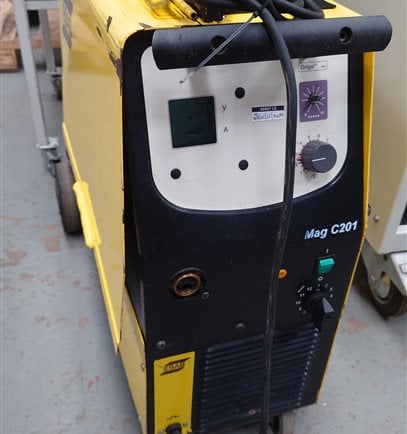 Lincoln and ESAB singe phase MIG welding units