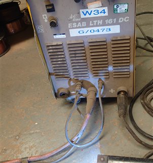 ESAB LTH 161DC TIG welder, Single phase 220 volts 