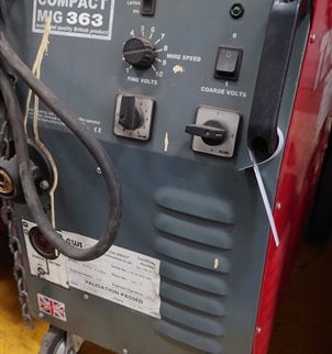 Tec-Arc 363 Amp Compact MIG Welder, 3 Phase