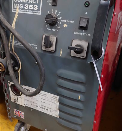 Tec-Arc 363 Amp Compact MIG Welder, 3 Phase